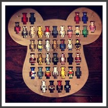 베어브릭 100% BE@RBRICK BEARBRICK 디스플레이 우드 케이스 장식장 (대)