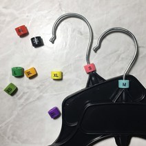 옷가게 사이즈 행거고리 의류매장 옷걸이 표시링_100P, 2XL