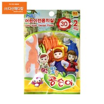 엉뚱발랄 콩순이 치실 32개입/어린이치실/유아치실, 32개입, 1개