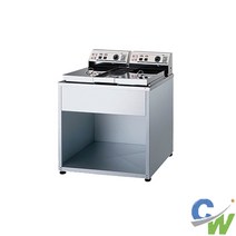 대신전기산업 전기튀김기 DS-200 스텐2구 업소용 식당 치킨