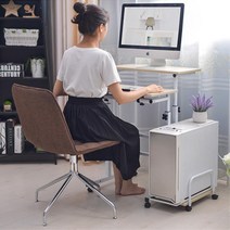 재택근무용 높이 조절되는 스탠딩 테이블 인테리어 장시간용 가구추천 허리안아픈 홈데코 홈스타일링 원룸