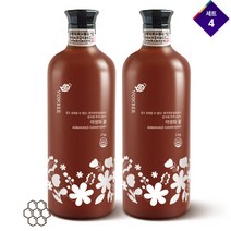 본비(Vonbee) 야생화 꿀 2kg x 2병 x 4세트, 100% 국내산 야생화 꿀 향이 강하고 부드러운 맛