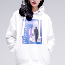 블루캔디 더큰_겨울 가로등 기모 후드_7033 후드 집업 빅사이즈후드 남녀공용