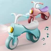 굿이벤트 유아 페달 없는 두발 자전거 밸런스바이크 완벽한 균형 아이들 선물 걸음마 연습, 민트