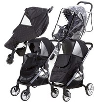 리안/잉글레시나/줄즈/타보 유모차 방풍 방한 모기장 레인커버, 06.디럭스 멜란지 방풍커버-그레이, 1개