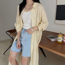 [수키] 여름 롱 남방 가디건 1081791