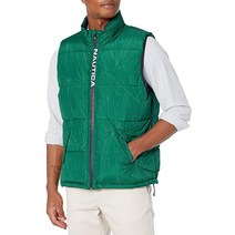 노티카 Nautica 남성용 Competition 지속 가능하게 제작된 템파스피어 조끼 트루 블랙