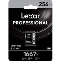 일본직발송 3. Original Lexar 1667x V60 250MB % 2fs Flash Memory sd cards 64gb 128GB UHS - II U3 Car, 256GB_One Color, 상세 설명 참조0, 상세 설명 참조0