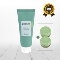 김정문알로에 라 센스 로에 큐어 인텐시브 알로에 배리어 릴리프 크림 100ml + 미니 2X 크림 3.5g x 2p, 1세트