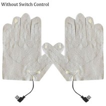 발열장갑 USB 방한 온열 보온 핫팩 등산 열선 기능성 충전식 장갑 1 쌍 usb 가열 패드 겨울 전기 난방 패드 야외 오토바이 스키 버튼이있는 다섯 손가락 따뜻한 시트