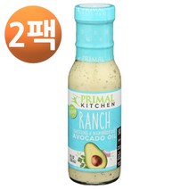 프라이멀 키친 랜치 샐러드 드레싱 마리네이드 아보카도 오일 8 Floz, 2팩