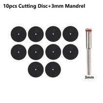 XCAN-미니 원형 금속 커팅 디스크 2.35/3.0mm 맨드릴 회전 절단 톱 블레이드, 03 11pcs Set