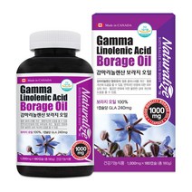감마리놀렌산 보라지오일 GLA 보라지유 40대 50대 60대 여성 갱년기 에좋은 영양제 달맞이꽃유 오일 고함량 효능 캐나다, 0, 180캡슐(6개월) x 2개