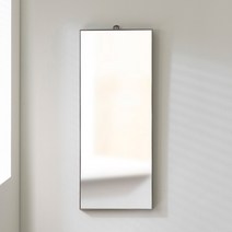 [왜곡없는미친거울+3천원할인] 파로마 리얼 벽걸이거울 (대) 노프레임거울 튼튼한거울, 블랙, 블랙