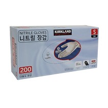 커클랜드 니트릴장갑 라텍스장갑 위생장갑 일회용 200매 or 400매 소형(일반적인 아시아여성용)