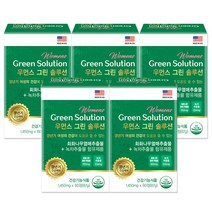 우먼스 그린솔루션 60정 2개월분 갱년기 회화나무열매추출물 백하수오, 5개