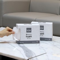 [데일리블룸 공식] 뽑아쓰는 분리수거함 투명 비닐 봉투 20L 30L 75L, 뽑아쓰는 비닐봉투 20L (60매)