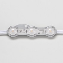 테두리전용 LED 3구모듈 렌즈 전구색 200개 매장간판조명 문조명 출입문조명 인테리어조명 led연결구 LED바