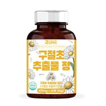 조은약초 구절초 추출물 정, 600mg x 60정
