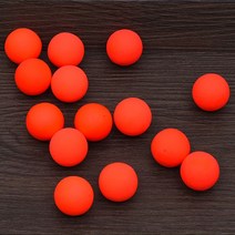 부력제 30pcs 낚시 부동 bobbers 형광 드리프트 볼 폼 스트라이크 표시기 낚시 플로트 부력 공 낚시 액세서리, 빨간색