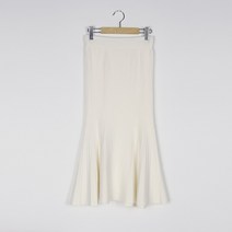 퍼니걸스 9669 밴딩 골지 니트 머메이드 롱 스커트 여성의류