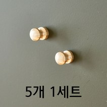 황동 현관자석 마스크걸이 후크(5개)