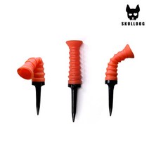 스컬독 스컬독 실리콘 무저항 골프티 캐디용품 비거리향상 무저항티, 무저항티 레드
