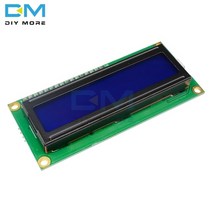 아두이노 LCD모듈 라즈베리파이 arduino iic i2c twi spi 직렬 인터페이스용 16x2 파란색노란색 디지털 백라이트 디스플레이 보드 1602 문자 5v, 푸른
