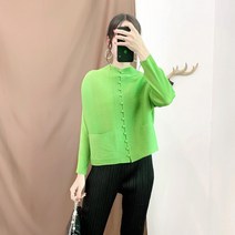 봄여름 싱글 카디건 플리츠 아우터 백화점 퀄리티