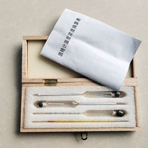 유리 주정계 비중계 주류 알콜 테스터 알코올 측정기, A 나무 상자