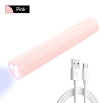 미니 네일 건조기 200mAh 배터리 램프 Usb 휴대용 손전등 펜 유형 LED 조명 기계 자외선 베이킹, 한개옵션1