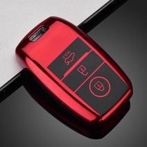 차 키 케이스 커버 셸 기아 리오 5 스포티지 씨드 세라토 K3 KX3 K4 K5 쏘렌토k5 모닝, [01] Red