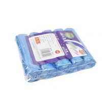 가정용 일회용 쓰레기 주머니 주방 보관 봉투 5 롤 봉투 청소 비닐 bolsas de basura 100 개, 파란