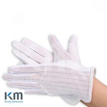 KM 크린룸 제전장갑 KMSG-41 PVC 엠보싱코팅 10켤레입, S