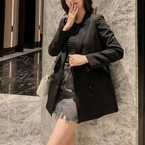 넷투넷코리아 여성 캐주얼 정장 자켓 기본 심플 면접 점퍼 아우터
