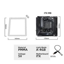 컴퓨터케이스조명 pc케이스 본체케이스 게이밍컴퓨터케이스 데스크탑케이스 컴퓨터케이스교체, itx-usb