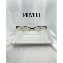 정품 100% 피오비노 국산안경 국산최고급울템 가볍고 튼튼한 안경 PIOVINO PV-IN3027 C114 무광다크브라운(투톤) 빅사이즈안경 얼굴큰사람안경 가벼운안경 반무테안경