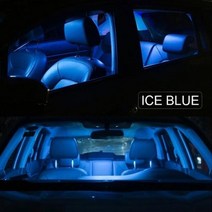 BADEYA 18Pcs LED 인테리어지도 돔 트렁크 라이트 키트 Prado 150 20102020 자동차 Led 램프 Canbus 부품, 없음, Ice Blue