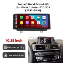 BMW 카플레이 무선 애플 카플레이 안드로이드 자동차 멀티미디어 플레이어 BMW 1/3/10.25 시리즈 F20 F21 F30 F10 F31 F33 F34 F36 용 4/5 인치, 03 F20 NBT LHD S1