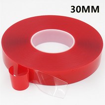 10M 5M 양면 접착 테이프 강한 명확한 투명한 아크릴 거품 스티커 목욕탕 300cm, [02] 5MX1MM, [08] 30MM