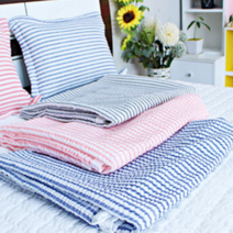 세이브더 국산 시어서커 여름홑이불, 마린, 블루