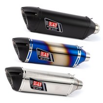 오토바이 pcx 머플러 PCX 튜닝 NMAX 스쿠터 배기 파이프 yoshimura escape moto muffler for honda xmax nmax mt 07 z900 흙, a