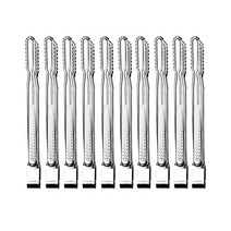 벅칼 주방 스테인레스 악어 집게, 17x210mm, 10개