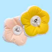 [모사찌] 고양이 넥카라 2개 생활 방수 꽃 플라워 도넛 핑크 옐로우 세트