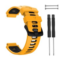 Forerunner 735XT 밴드 조절 가능한 스마트 워치 실리콘 내마모성 스트랩 손목 밴드 브레이슬릿 도구, 오렌지 블랙