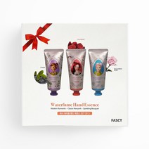 파시 워터퓸 향기 좋은 핸드크림 60ml (3종) SET + 종이가방 / 퍼퓸 수분방울 핸드 에센스 / 선물세트