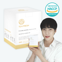 8LAB 청해차 100% 국내산 몸속독소 노폐물 피로회복차 클렌즈 어성초 동충하초 맥문동 구기자 인진쑥 진피 현미 우엉 연자육 배출 에좋은 티백 차, 15개, 2.5g