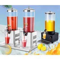 과즙 음료 카페 보온 뷔페 업소용 호텔 셀프 디스펜서 물통 음료디스펜서 워터, 10L뜨겁고차가운통합주스