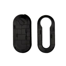 자동차 키링 키케이스 키홀더 OkeyTech 자동차 스타일링 1PC 교체 키 케이스 피아트 500 팬더 Punto 브라보, 09 Fluorescent green
