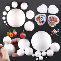 스티로폼공 스치공 스티로폴공 우드락볼 발포 입자 칼라 백색 사이즈별 18종, 백색 11. 스티로폴공 150mm